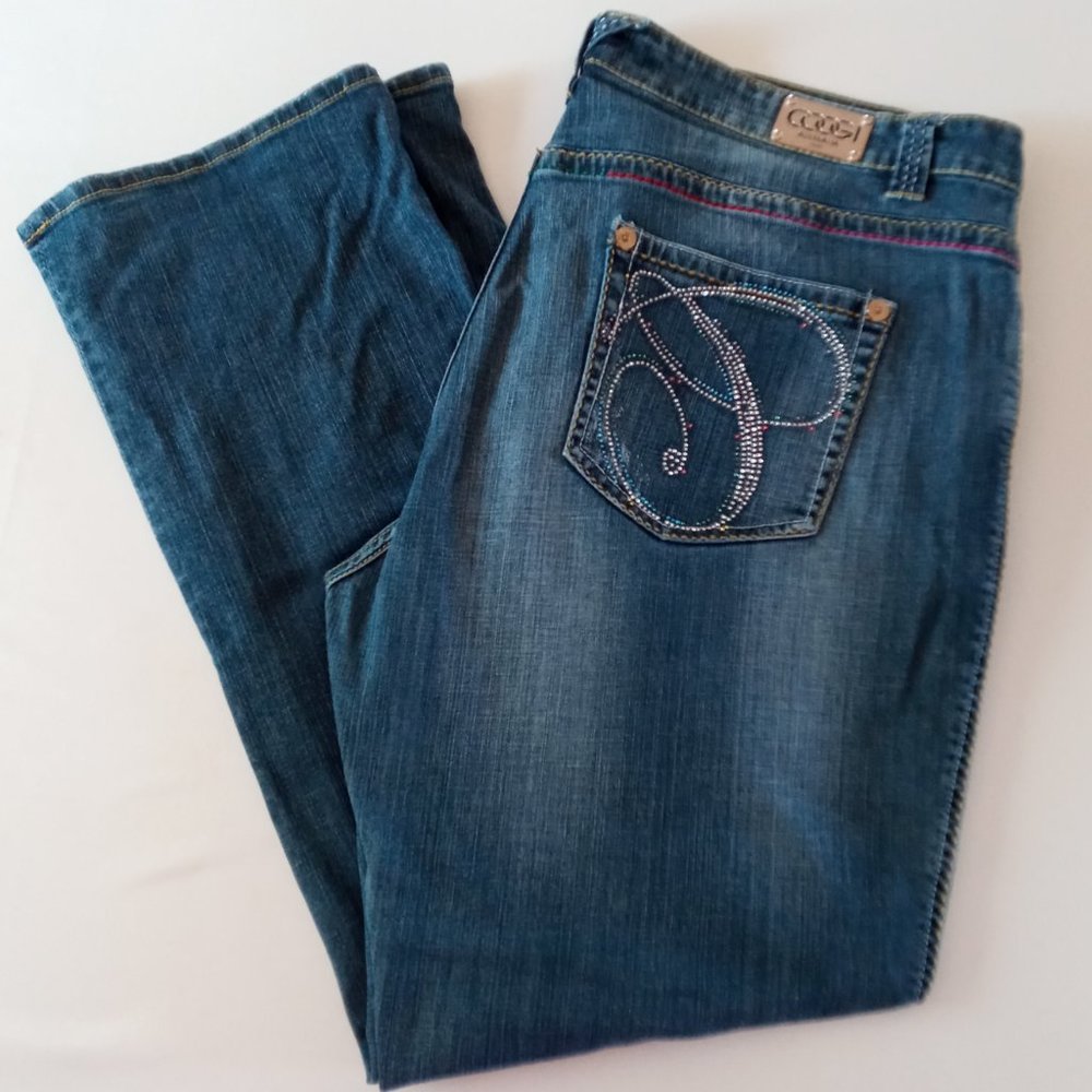 Vintage Coogi Embellished high rise Jeans